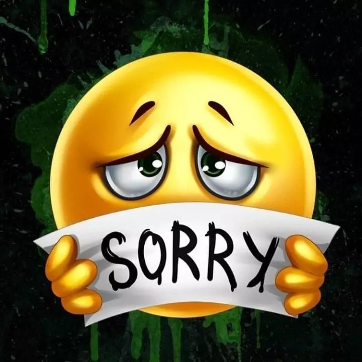 sad emoji dp black background